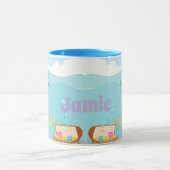 Gepersonaliseerde Zeemeermin Mok (Midden)