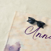 Gepersonaliseerde Zeemeermin Strandlaken (In situ)