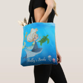 Gepersonaliseerde Zeemeermin Tote Bag (Dichtbij)