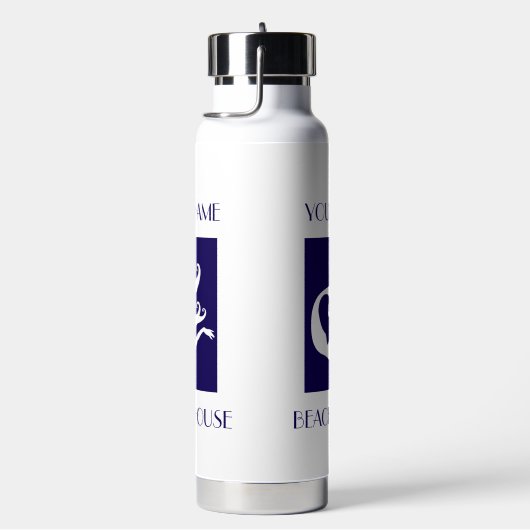Gepersonaliseerde zeemeerminnen waterfles (Rechts)