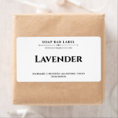 Gepersonaliseerde zeeplabel witte achtergrond Stic Etiket (Insitu)