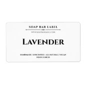 Gepersonaliseerde zeeplabel witte achtergrond Stic Etiket (Voorkant)