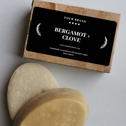 Gepersonaliseerde zeeplabel zwarte achtergrond Sti Etiket