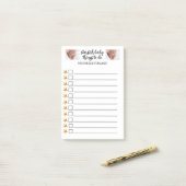 Gepersonaliseerde zeesterren dingen om te doen post-it® notes (Op bureau)