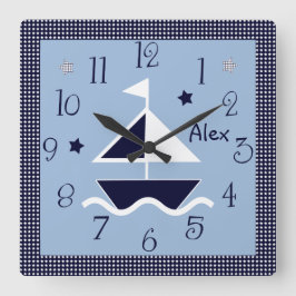 Gepersonaliseerde ZeevaartZeilboot & de Leuke Klok