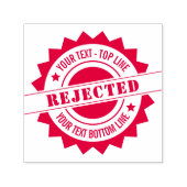 Gepersonaliseerde zegel van afgewezen zelfinktstem zelfinktende stempel (Design)