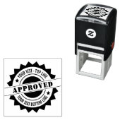 Gepersonaliseerde zegel van goedkeuring Zelfinktst Zelfinktende Stempel (In situ)