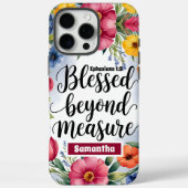 Gepersonaliseerde zegeningen voorbij maat Christel Case-Mate iPhone Case (Achterkant)