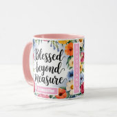 Gepersonaliseerde zegeningen voorbij maat Christel Mok (Voorkant links)