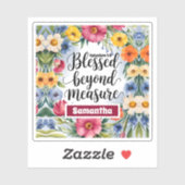 Gepersonaliseerde zegeningen voorbij maat Christel Sticker (Vel)