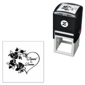 Gepersonaliseerde zelf-inking bruiloft rubberen st  zelfinktende stempel (In situ)