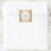 Gepersonaliseerde zelfgemaakte Apple Pie Label met (Tas)