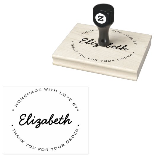 Gepersonaliseerde Zelfgemaakte Bedankt voor uw bes Rubberstempel (Gestempeld)