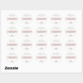 Gepersonaliseerde zelfgemaakte in Memory CANDLE Ronde Sticker (Vel)