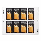 Gepersonaliseerde zelfgemaakte kaarsen | Handgemaa Etiket (Full Sheet)