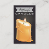 Gepersonaliseerde zelfgemaakte kaarsen | Handgemaa Visitekaartje (Voorkant)