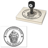 Gepersonaliseerde zelfgemaakte Logo Custom Large Rubberstempel (Gestempeld)