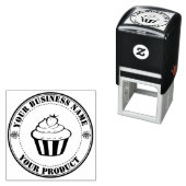 Gepersonaliseerde zelfgemaakte Logo Custom Large Zelfinktende Stempel (In situ)