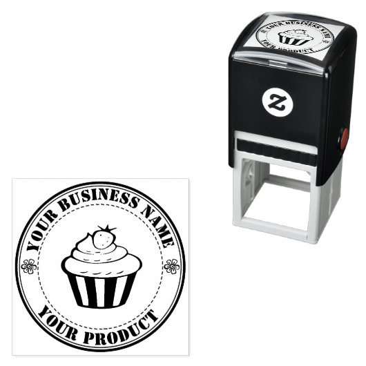 Gepersonaliseerde zelfgemaakte Logo Custom Large Zelfinktende Stempel (In situ)