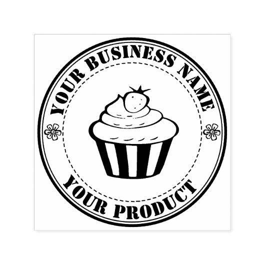 Gepersonaliseerde zelfgemaakte Logo Custom Large Zelfinktende Stempel (Design)