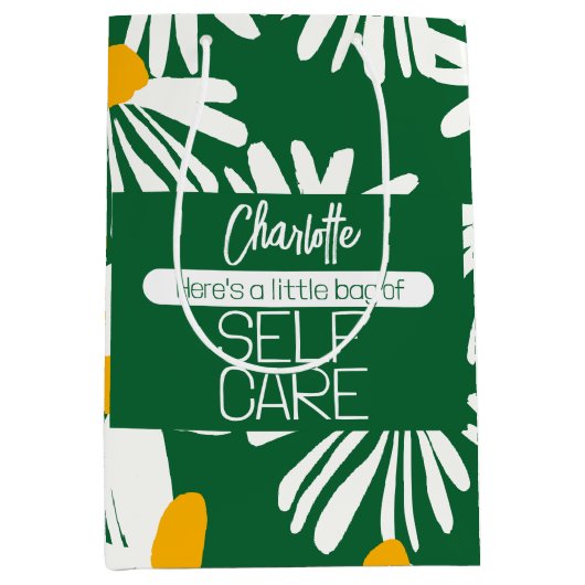 Gepersonaliseerde zelfzorg medium cadeauzakje (Voorkant)