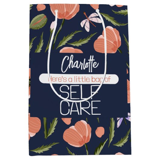 Gepersonaliseerde zelfzorg medium cadeauzakje (Voorkant)