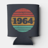 Gepersonaliseerde zestig 60ste verjaardagscadeaus blikjeskoeler (Achterkant)