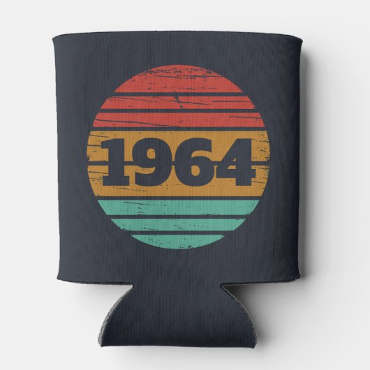 Gepersonaliseerde zestig 60ste verjaardagscadeaus blikjeskoeler (Achterkant)