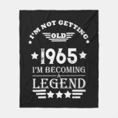 Gepersonaliseerde zestig  60ste verjaardagscadeaus fleece deken (Voorkant)