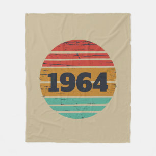Gepersonaliseerde zestig 60ste verjaardagscadeaus fleece deken