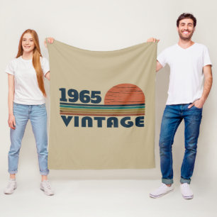 Gepersonaliseerde zestig 60ste verjaardagscadeaus fleece deken