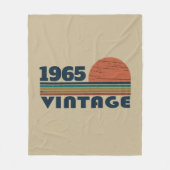 Gepersonaliseerde zestig  60ste verjaardagscadeaus fleece deken (Voorkant)