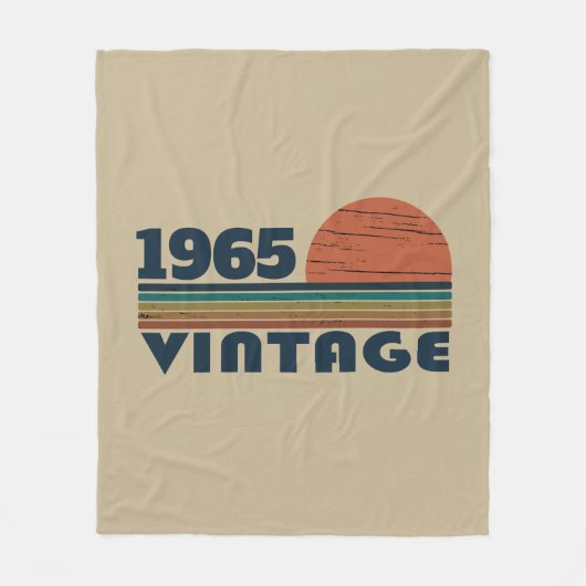 Gepersonaliseerde zestig 60ste verjaardagscadeaus fleece deken (Voorkant)