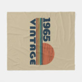 Gepersonaliseerde zestig  60ste verjaardagscadeaus fleece deken (Voorkant (Horizontaal))