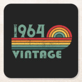 Gepersonaliseerde zestig  60ste verjaardagscadeaus kartonnen onderzetters (Voorkant)