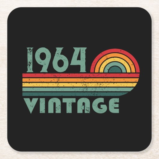 Gepersonaliseerde zestig  60ste verjaardagscadeaus kartonnen onderzetters (Voorkant)