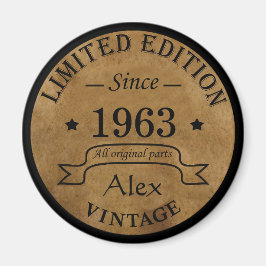 Gepersonaliseerde zestig  60ste verjaardagscadeaus magneet