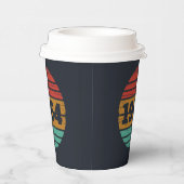 Gepersonaliseerde zestig  60ste verjaardagscadeaus papieren bekers (Rechts)