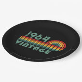 Gepersonaliseerde zestig 60ste verjaardagscadeaus papieren bordje (Gekanteld)