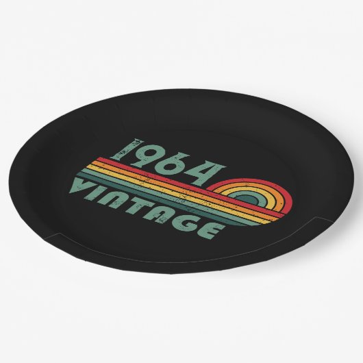 Gepersonaliseerde zestig 60ste verjaardagscadeaus papieren bordje (Gekanteld)