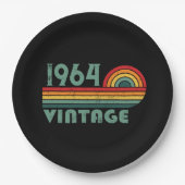 Gepersonaliseerde zestig 60ste verjaardagscadeaus papieren bordje (Voorkant)