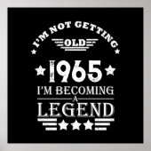 Gepersonaliseerde zestig  60ste verjaardagscadeaus poster (Voorkant)