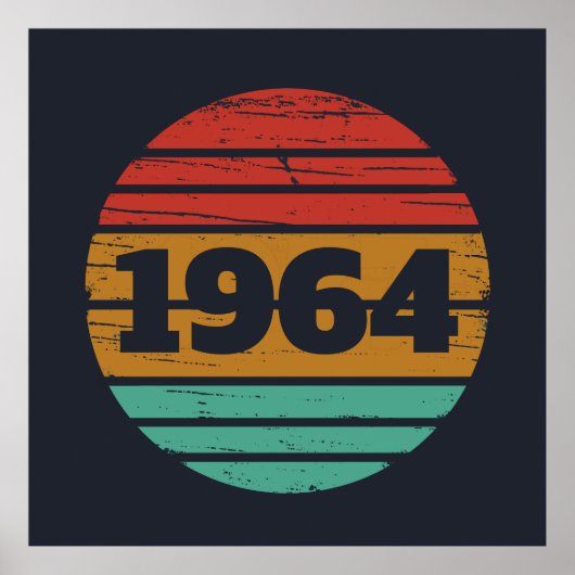 Gepersonaliseerde zestig  60ste verjaardagscadeaus poster (Voorkant)