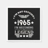 Gepersonaliseerde zestig 60ste verjaardagscadeaus servet (Voorkant)