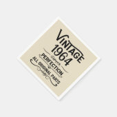 Gepersonaliseerde zestig 60ste verjaardagscadeaus servet (Hoek)