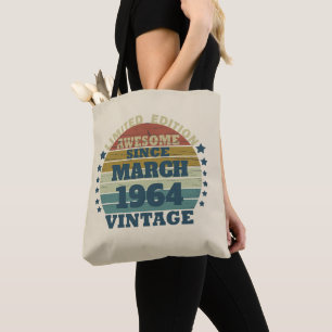 Gepersonaliseerde zestig  60ste verjaardagscadeaus tote bag