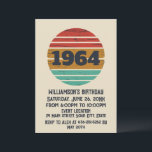 Gepersonaliseerde zestig vintage 60ste verjaardags kaart<br><div class="desc">Deze  klassieke grafische vormgeving met geweldige typografie lettertype belettering kan originaliteit toe te voegen aan uw garderobe collectie. Het is een geweldig cadeau-idee voor mannen,  vrouwen,  echtgenoten,  vrouwen,  oma's en opa's die dol zijn op dit unieke kunstwerk. Het is het beste en grappigste vakantie cadeau voor uw verjaardagsfeestje.</div>