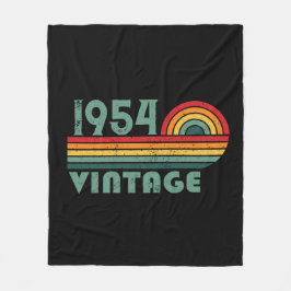 Gepersonaliseerde zeventig vintages 70ste verjaard fleece deken