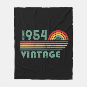 Gepersonaliseerde zeventig vintages 70ste verjaard fleece deken