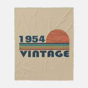 Gepersonaliseerde zeventig vintages 70ste verjaard fleece deken